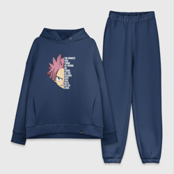 Женский костюм хлопок Oversize Natsu Quote