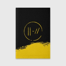 Обложка для паспорта матовая кожа Twenty One pilots
