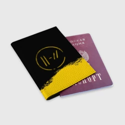 Обложка для паспорта матовая кожа Twenty One pilots - фото 2