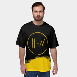 Мужская футболка oversize 3D Twenty One pilots - фото 2