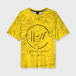 Женская футболка oversize 3D Twenty One pilots