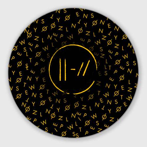 Коврик для мышки круглый TWENTY ONE PILOTS TOP Фото 01 Коврик для мышки круглый TWENTY ONE PILOTS TOP Фото 01