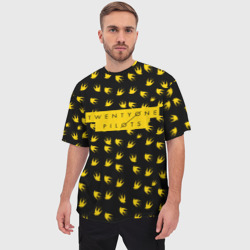 Мужская футболка oversize 3D Twenty One pilots TOP - фото 2