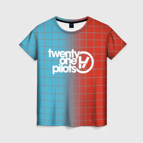 Женская футболка 3D TWENTY ONE PILOTS  TOP, цвет 3D печать