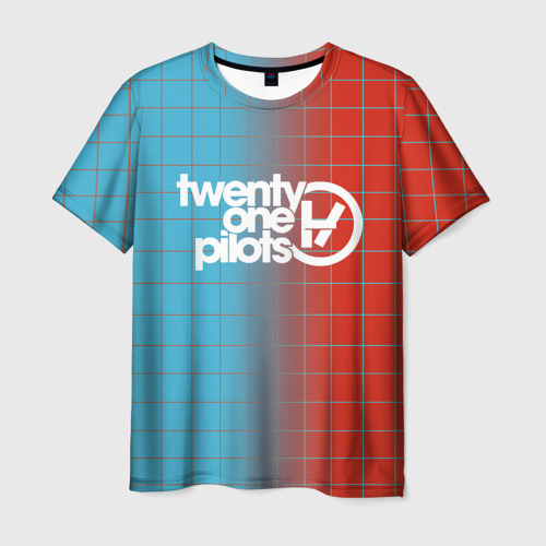 Мужская футболка 3D TWENTY ONE PILOTS  TOP, цвет 3D печать