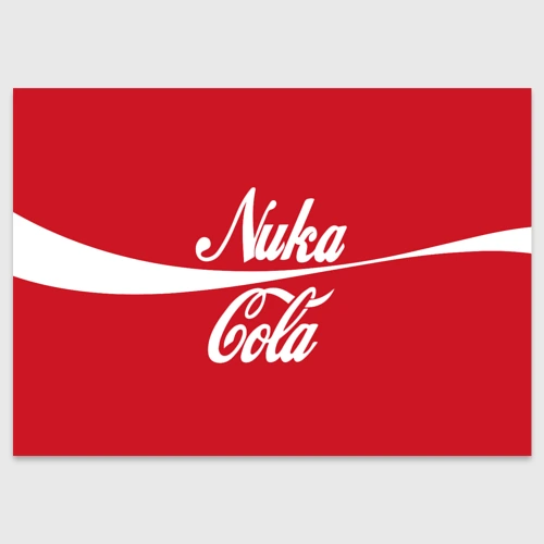 Поздравительная открытка Nuka cola