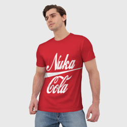 Мужская футболка 3D Nuka cola - фото 2