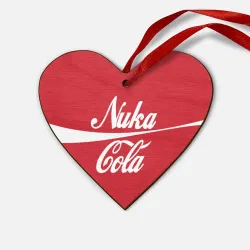 Деревянная игрушка Сердце Nuka cola