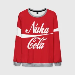 Мужской свитшот 3D Nuka cola