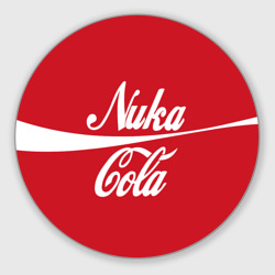 Круглый коврик для мышки Nuka cola