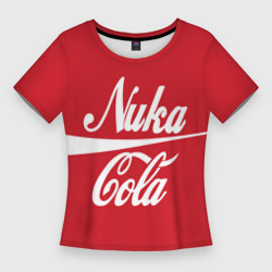 Женская футболка 3D Slim Nuka cola