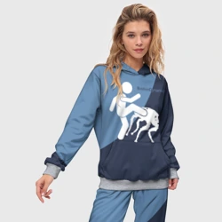 Женский костюм с толстовкой 3D Boston dynamics - фото 2