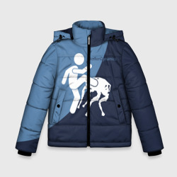 Зимняя куртка для мальчиков 3D Boston dynamics