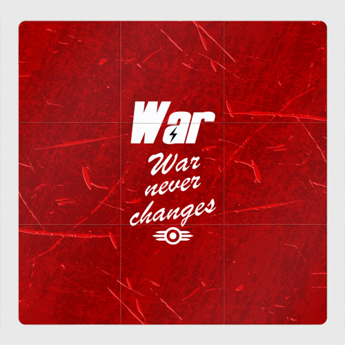 Магнитный плакат 3Х3 War never changes