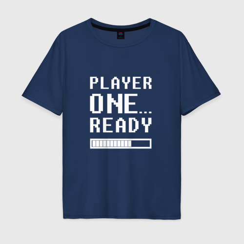 Мужская футболка хлопок Oversize с принтом Ready Player One, вид спереди #2