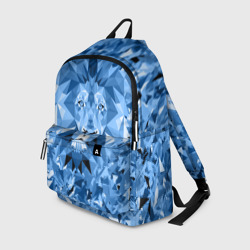 Рюкзак 3D Сине-бело-голубой лев