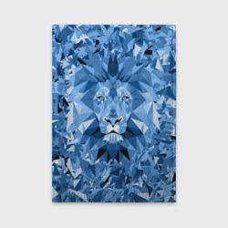Обложка для автодокументов Сине-бело-голубой лев