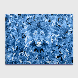 Обложка для студенческого билета Сине-бело-голубой лев