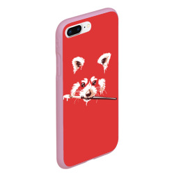 Чехол для iPhone 7Plus/8 Plus матовый Красная панда с кисточкой - фото 2