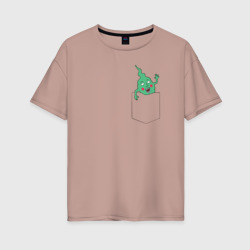 Mob Psycho 100 – Женская футболка хлопок Oversize с принтом купить со скидкой в -16%