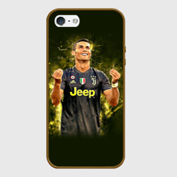 Чехол для iPhone 5/5S матовый Ronaldo juve sport