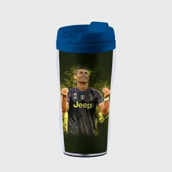 Термокружка-непроливайка Ronaldo juve sport
