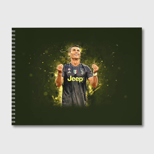 Альбом для рисования Ronaldo juve sport