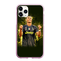 Чехол для iPhone 11 Pro Max матовый Ronaldo juve sport