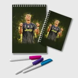 Блокнот Ronaldo juve sport