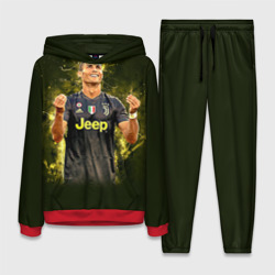 Женский костюм с толстовкой 3D Ronaldo juve sport