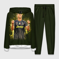 Женский костюм с толстовкой 3D Ronaldo juve sport