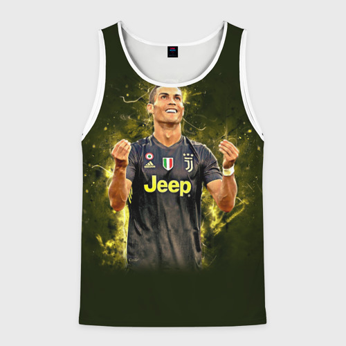 Мужская майка 3D Ronaldo juve sport, цвет 3D печать