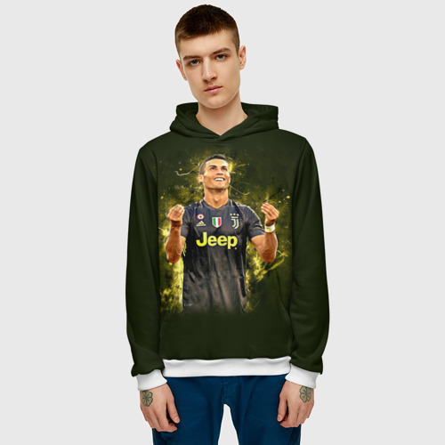 Мужская толстовка 3D Ronaldo juve sport - фото 3