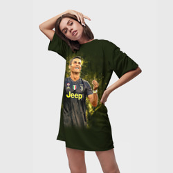 Платье-футболка 3D Ronaldo juve sport - фото 2