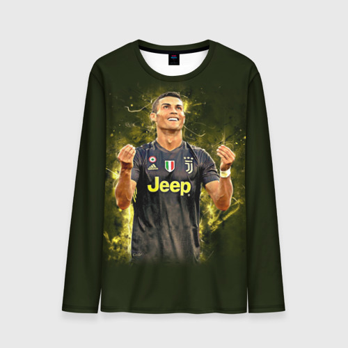 Мужской лонгслив 3D Ronaldo juve sport, цвет 3D печать