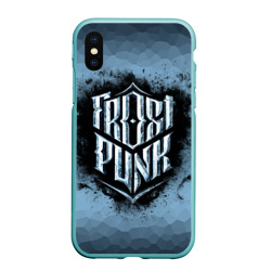 Чехол для iPhone XS Max матовый Frostpunk Logo