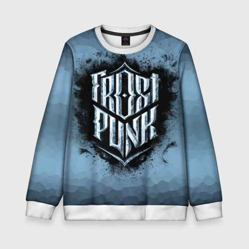 Детский свитшот 3D Frostpunk Logo, цвет 3D печать