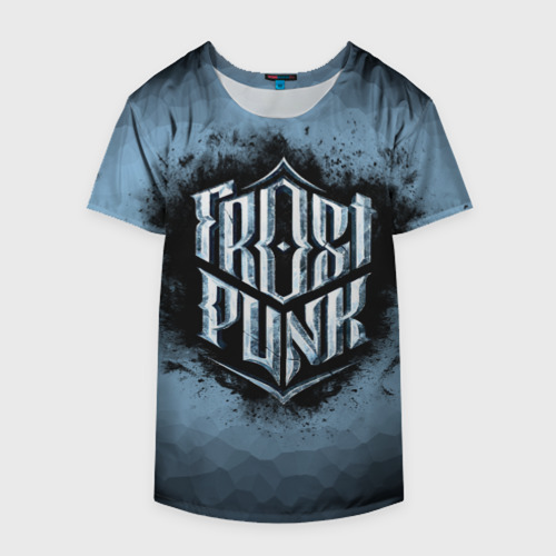 Накидка на куртку 3D Frostpunk Logo, цвет 3D печать - фото 4