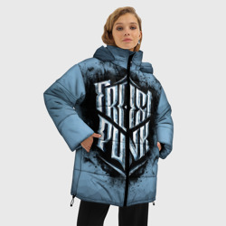 Женская зимняя куртка Oversize Frostpunk Logo - фото 2