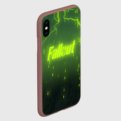 Чехол для iPhone XS Max матовый Fallout radstorm - фото 2