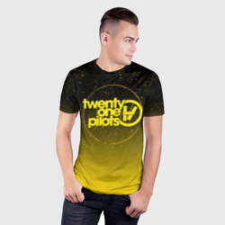 Мужская футболка 3D Slim Twenty One pilots TOP - фото 2