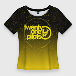 Женская футболка 3D Slim Twenty One pilots TOP