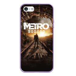 Чехол для iPhone 5/5S матовый Metro Exodus Метро исход