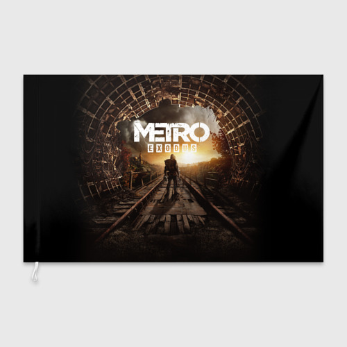 Флаг 3D Metro Exodus Метро исход - фото 3