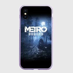 Чехол для iPhone XS Max матовый Metro Exodus