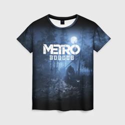 Женская футболка 3D Metro Exodus