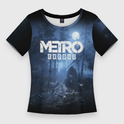 Женская футболка 3D Slim Metro Exodus