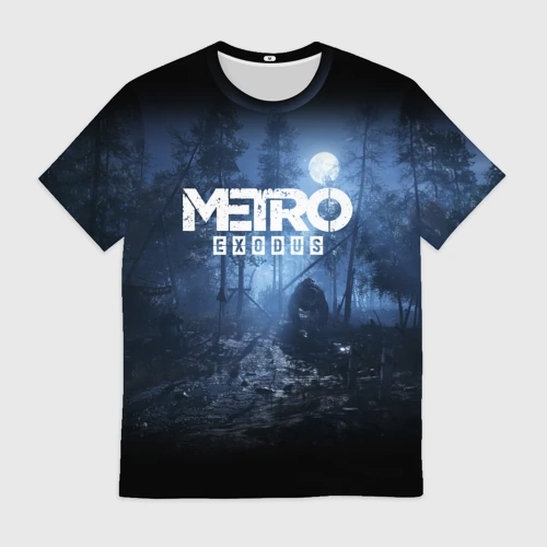 Мужская футболка 3D Metro Exodus
