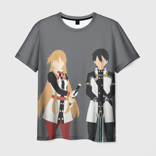 Мужская футболка 3D Sword Art Online, цвет 3D печать