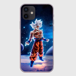 Чехол для iPhone 12 Mini Goku on a planet